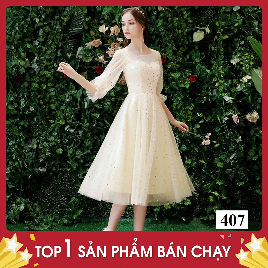 [Mã WA23150 giảm 20K đơn 150K] [SIÊU PHẨM MỚI VỀ] ĐẦM CÔNG CHÚA PHỐI LƯỚI TAY BÈO CAO CẤP ĐỦ SIZE M L XL XXL - 407