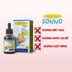 Sonno Bimbi Gocce - Hỗ trợ giúp bé ngủ sâu, giảm quấy khóc đêm, tinh thần khỏe mạnh