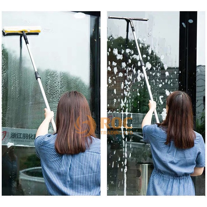 Bộ cây lau kính Cao Cấp 35cm + Cây nối 1,2m