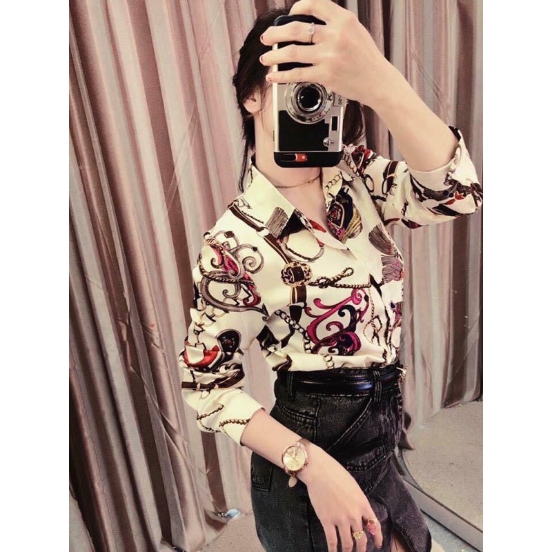 SALE  Áo sơmi lụa