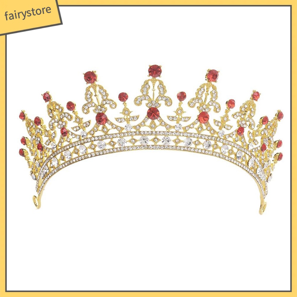 Vương miện đội đầu đính kim cương lấp lánh sang trọng công chúa cho nữ