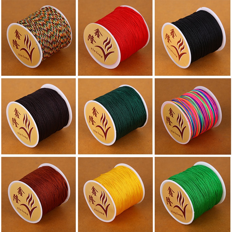 [COMBO GIÁ SỈ] 5 cuộn dây đan vòng handmade 0.8mm đủ màu, loại tốt - HOT