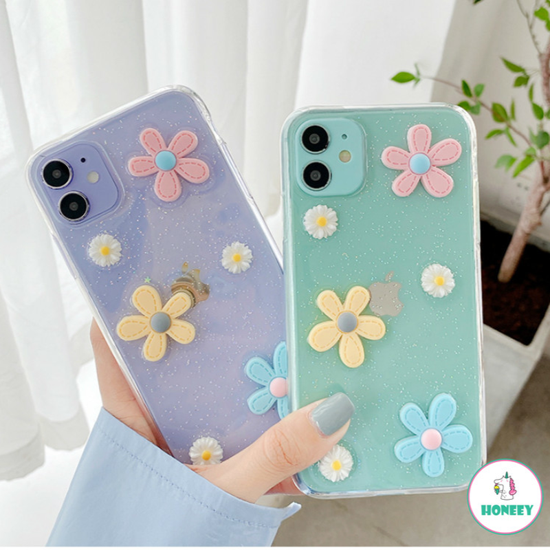 Ốp Điện Thoại Tpu Mềm Trong Suốt In Hình Hoa Hướng Dương Cho iPhone 12 11 Pro Max X XS Max XR 8 7 Plus SE 2020 | BigBuy360 - bigbuy360.vn