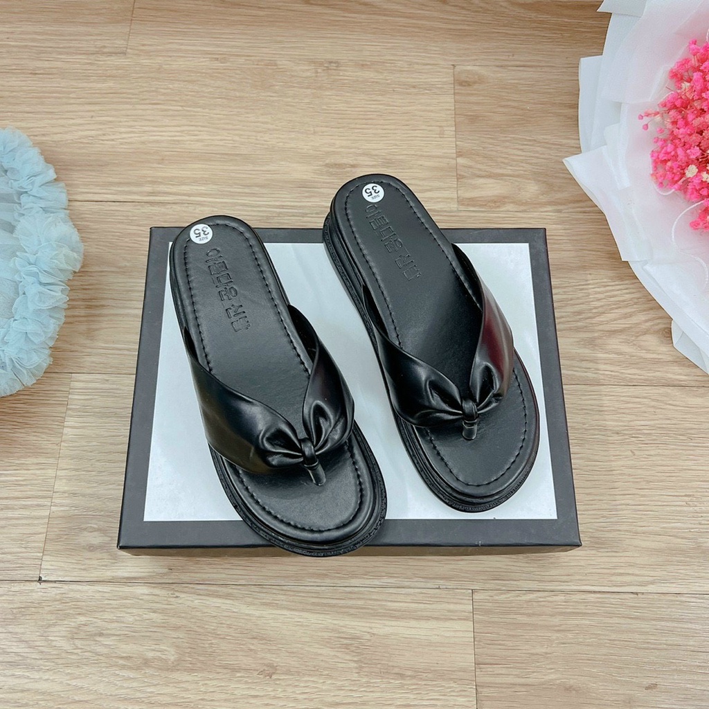 Dép Kẹp Tông Xỏ Ngón Nữ Đế Bánh Mì Mùa Hè Thời Trang 2022 HQ 421