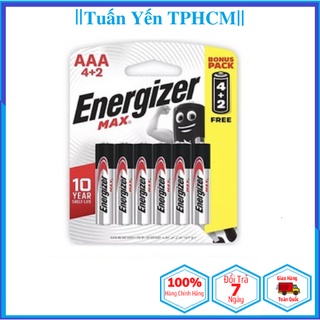 Pin AAA Energizer E92 Alkaline - Vỉ 6 Viên - Toppin