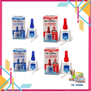 Mực bút lông bảng FlexOffice FO-WBI02 – 25ml (Xanh/ Đỏ/ Đen)