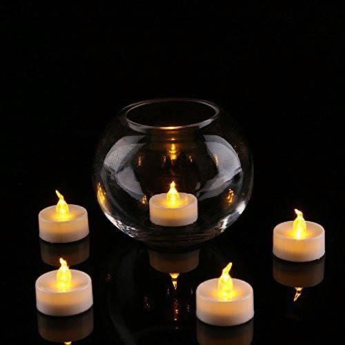 Nến điện tử| Nến pin tealight trắng vàng-NEN