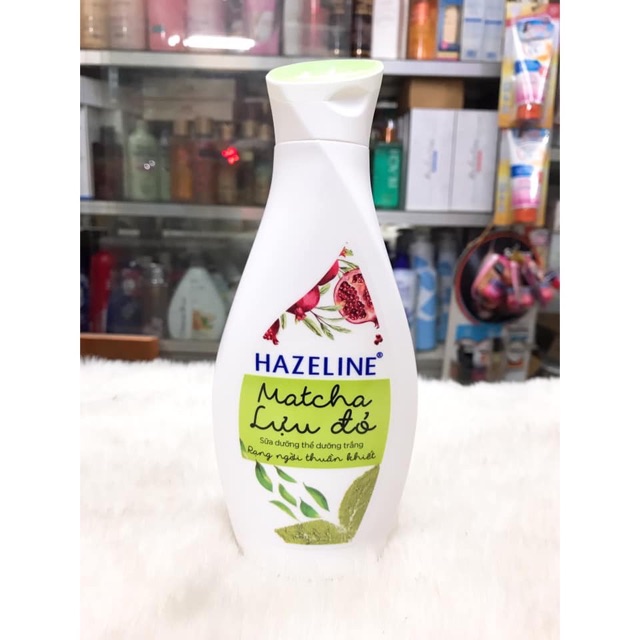 Sữa Dưỡng Thể Hazeline Dưỡng Trắng Da Matcha Lựu Đỏ 230ml