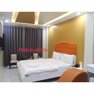 Drap Trắng Sọc cho Khách sạn,Nhà nghỈ ,gia đình nệm cao 17_27cm