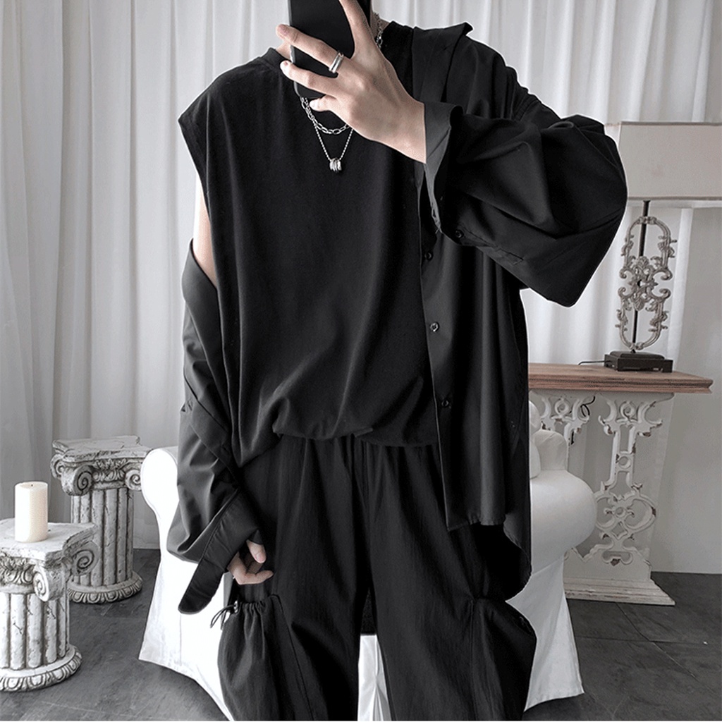 Áo ba lỗ nam nữ Unisex sát nách form rộng UNICI FASHION phong cách Hàn Quốc HT01