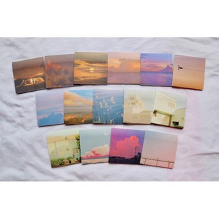 Set mix sticky note giấy ghi chú phong cảnh A35