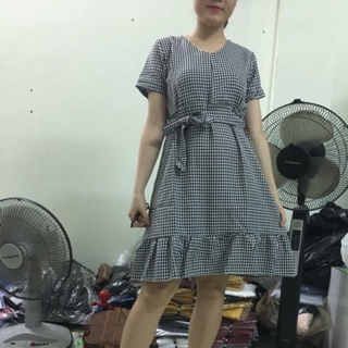 Váy bèo cột eo nữ tính