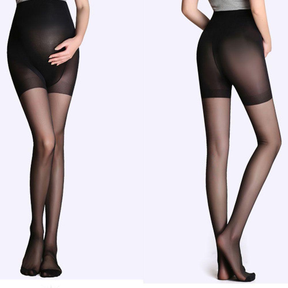 Quần Tất Bằng Lụa Siêu Mỏng Độ Co Giãn Cao Dành Cho Mẹ Bầu