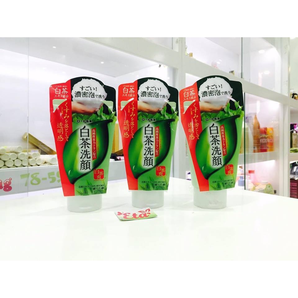(Bill siêu thị) Sữa rửa mặt Trà xanh Nhật Rohto Shirochasou Green Tea Foam | BigBuy360 - bigbuy360.vn