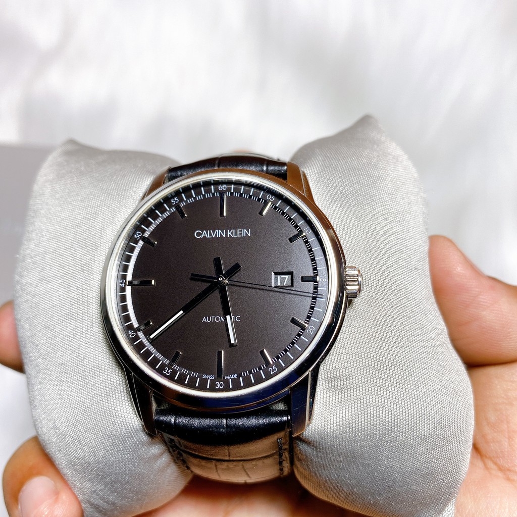 [ Thanh lý ] Đồng hồ nam CALVIN KLEIN Infinite K5S341CZ Black Dial Men's Watch - Automatic - Kính Sapphire[ Chính hãng ]