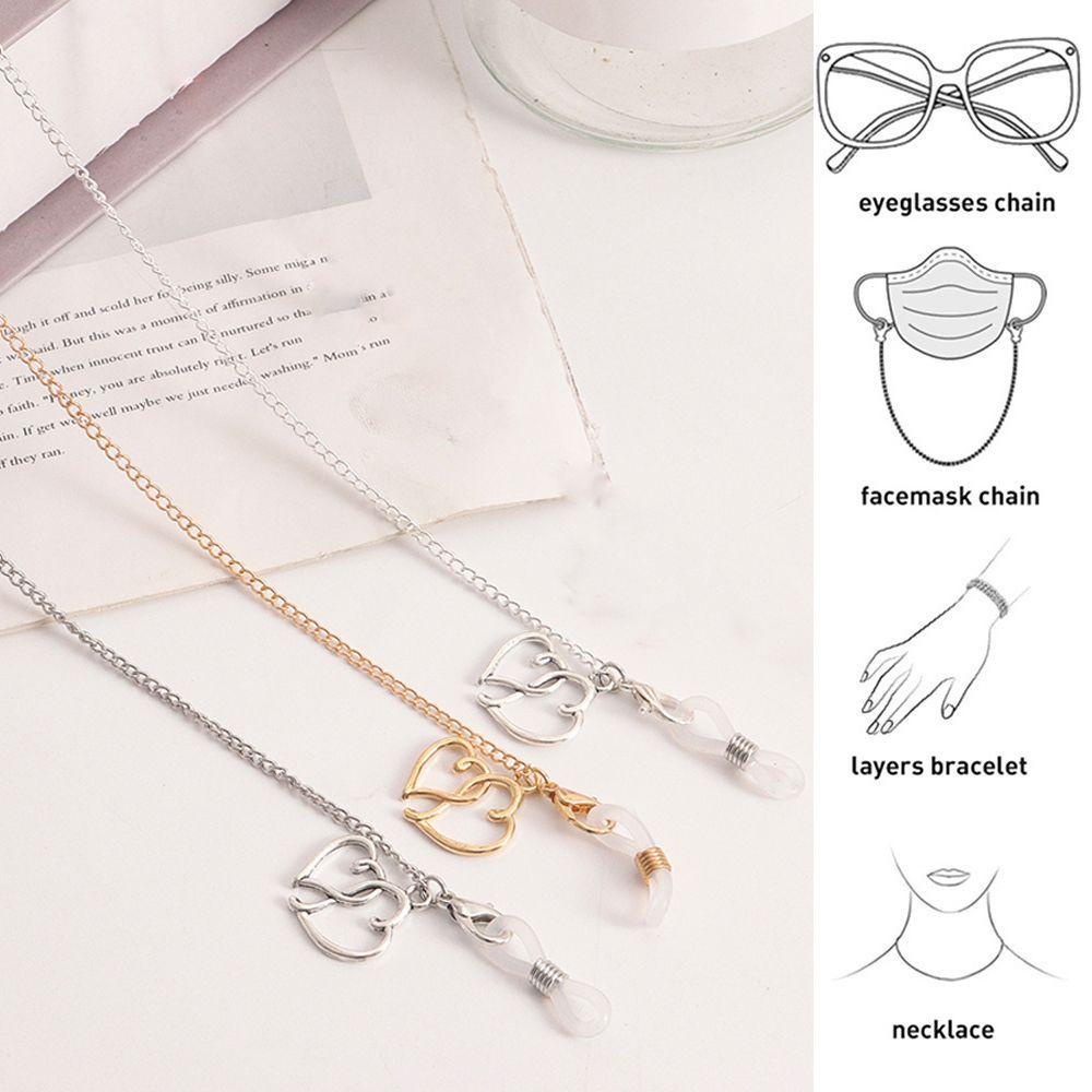 Dây Xích Kim Loại Đeo Mắt Kính Chống Thất Lạc Khi Chơi Thể Thao