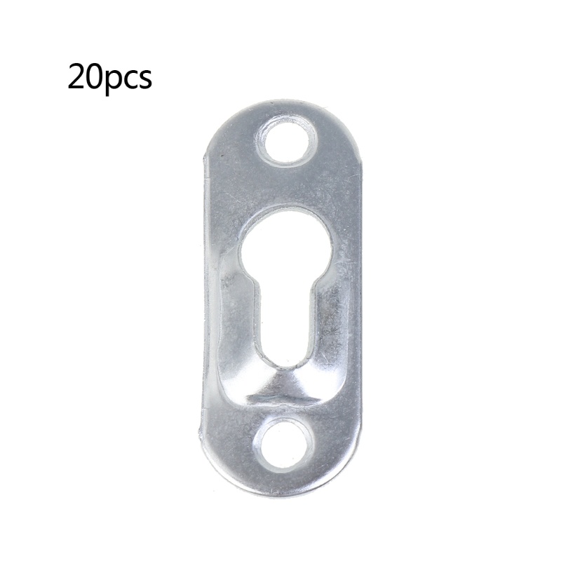 Set 20 Móc Treo Chìa Khóa / Khung Ảnh Mặt Gương Bằng Kim Loại Tiện Dụng