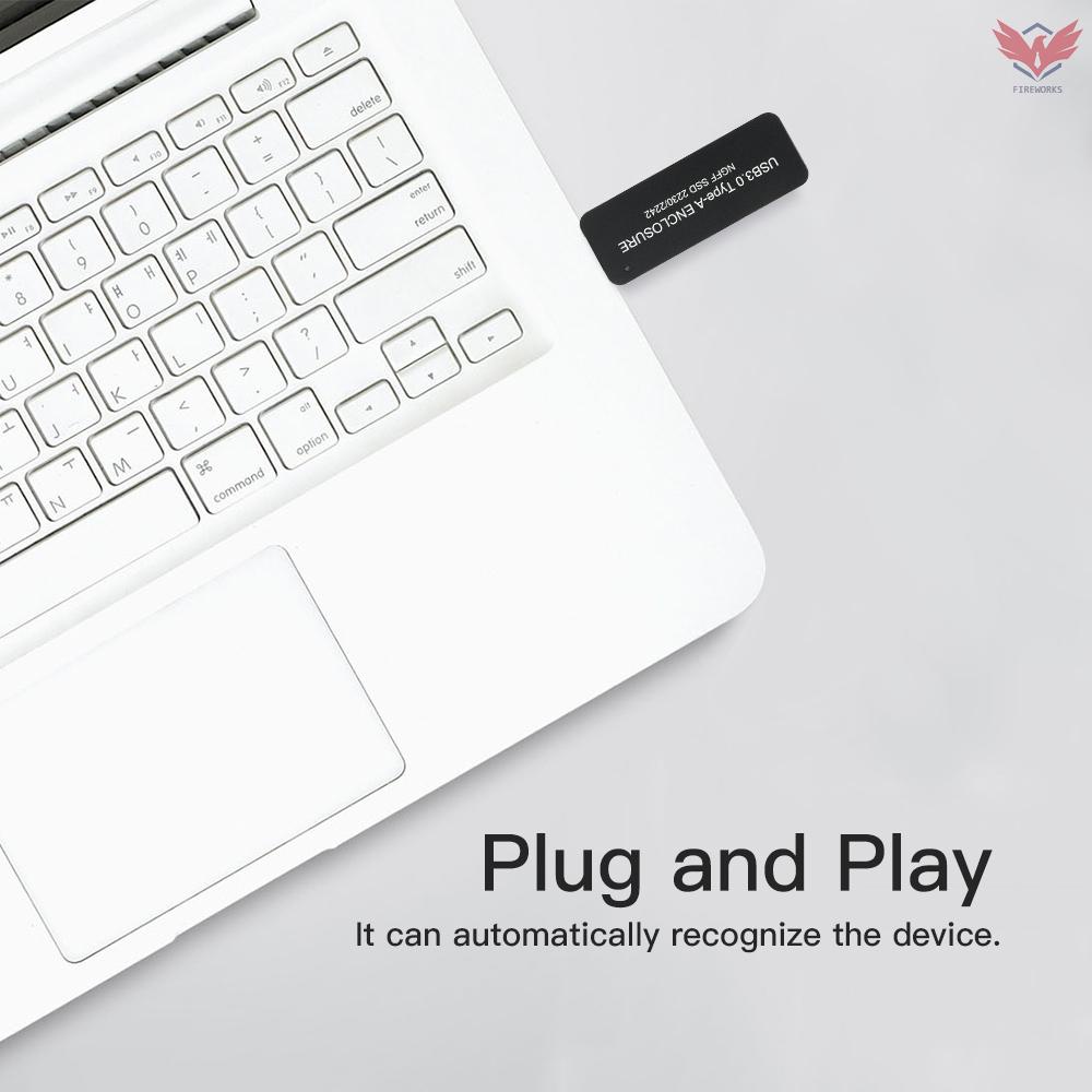 Hộp Đựng Ổ Cứng Ngoài Fir Ngff / M.2 Ssd Sang Usb 3.0 Type-A Ốp | BigBuy360 - bigbuy360.vn
