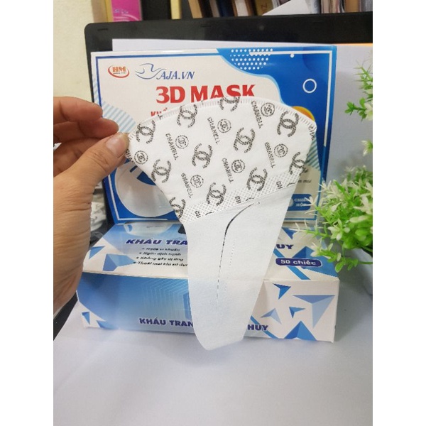 [Mã COSDAY giảm 8% đơn 150K] Hộp 50 chiếc khẩu trang 3D mask họa tiết chữ X | BigBuy360 - bigbuy360.vn