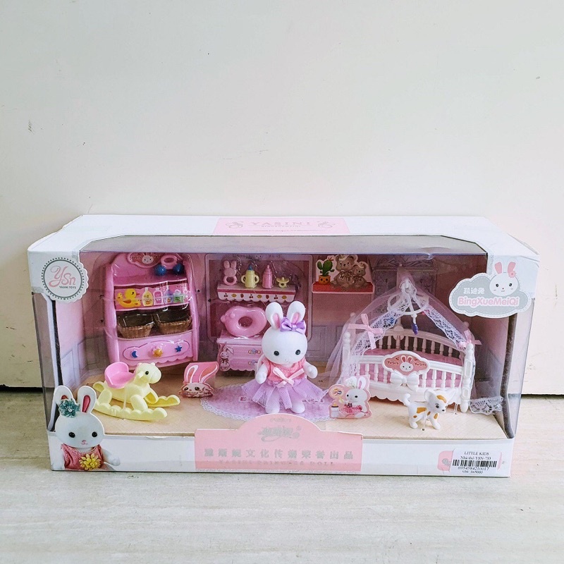 Bộ Đồ Chơi Phòng Em Bé Nhà Thỏ