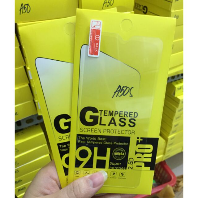 Bộ 2 kính cường lực galaxy A50S trong suốt