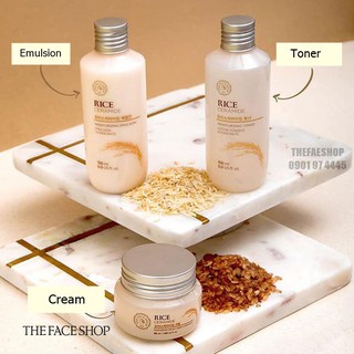 Nước hoa hồng gạo The Face Shop Toner Rice Ceramide Moisture