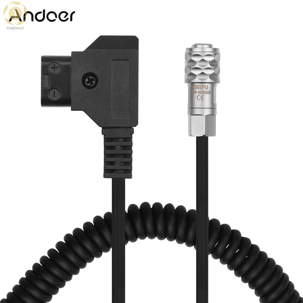 Dây Cáp Nguồn Andoer D-Tap Sang Bmpc 4k 2 Pin Cho Camera Bỏ Túi Blackmagic 4k Sony V Mount