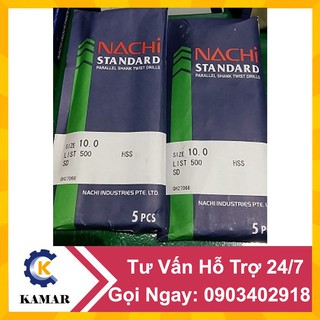 Mũi Khoan Nachi Từ 10.0 đến 10.9MM Chính Hãng