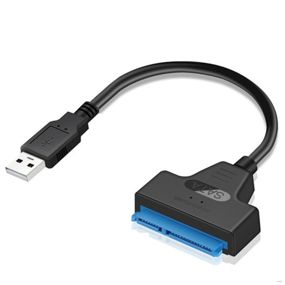 SATA 3 Cable Sata to USB Adapter 6Gbps for 2.5 Inches External SSD HDD Hard Drive 22 Pin Sata III Cable,USB 2.0,20cm