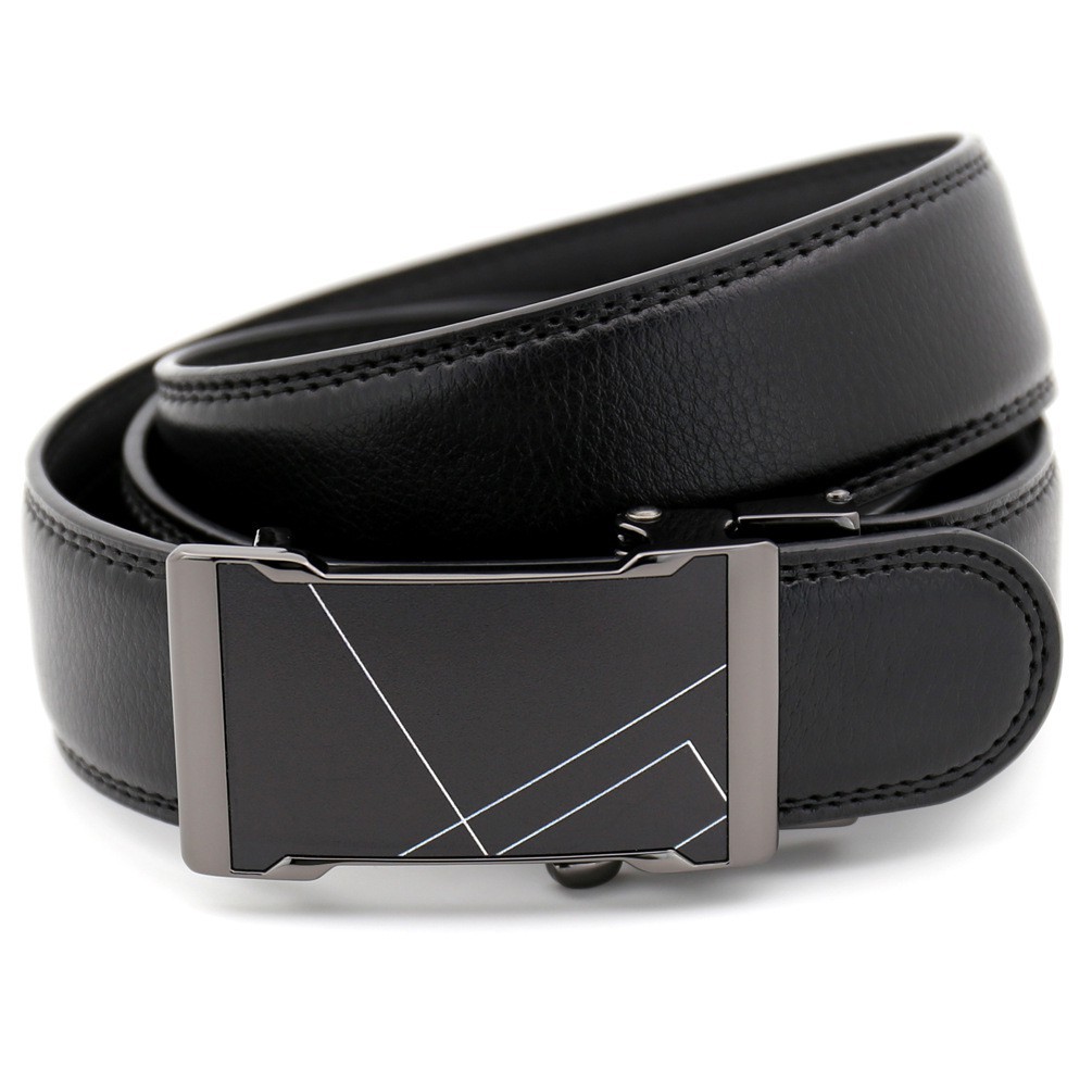 Thắt lưng nam thời trang dây da khóa tự động | BigBuy360 - bigbuy360.vn