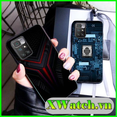 Ốp lưng phủ bóng Matrix Xiaomi Redmi Note 11T Note 10s Note 10 5g Note 10 pro Note 11s Note 11 pro Redmi 10 Mi 11T pro