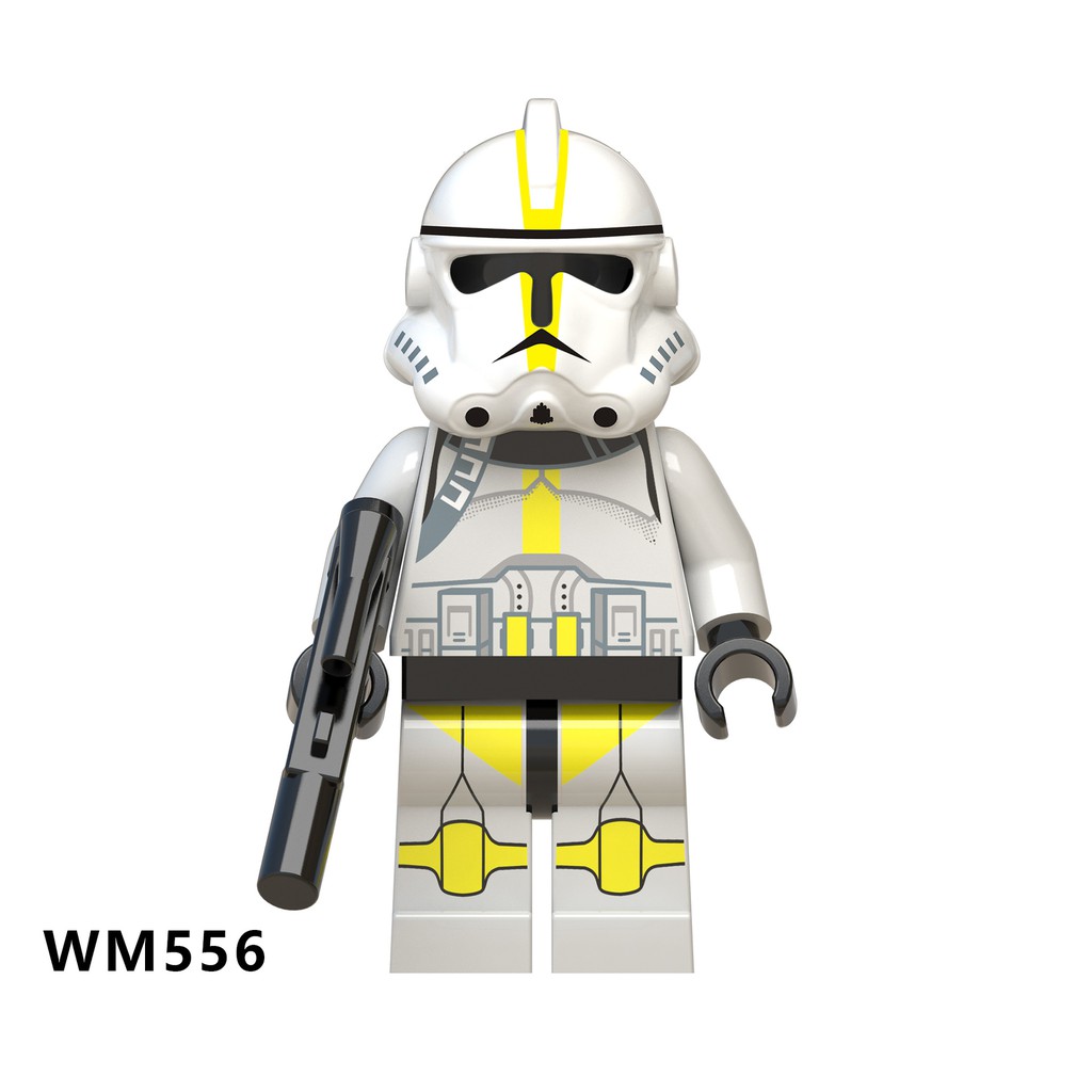 Minifigures Star Wars Các Mẫu Nhân Vật Trooper - Lắp Ráp Mini Star War WM6036