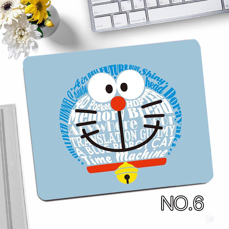 Miếng Lót Chuột Và Bàn Phím Chống Trượt In Hình Doraemon