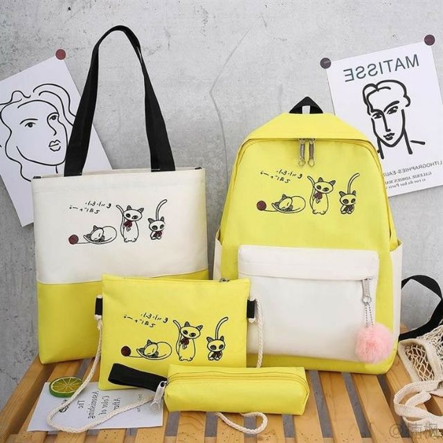 Cặp đi học đẹp 4 món | BigBuy360 - bigbuy360.vn