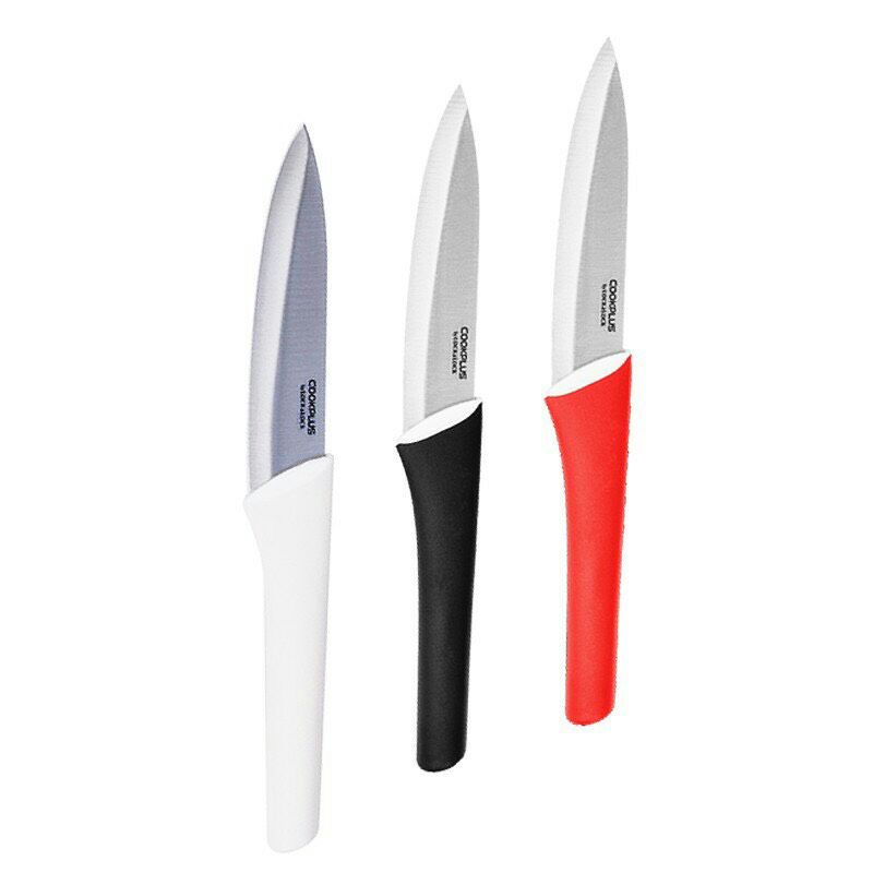 Dao gọt trái cây 4" bằng thép nhựa ABS, AS, PP, Lock&lock