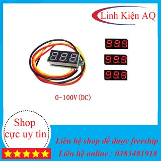 Vôn kế điện tử 0.28inch 0-100v đo áp