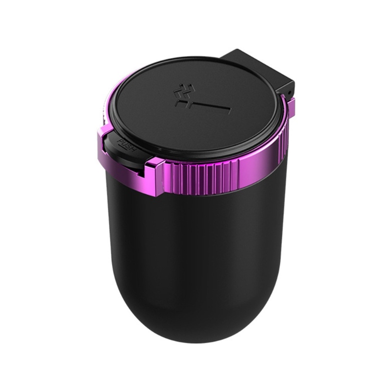 Gạt Tàn Thuốc Lá Có Nắp Và Đèn LED Xanh Dương Tinh Tế Cho Văn Phòng / Nhà Ở