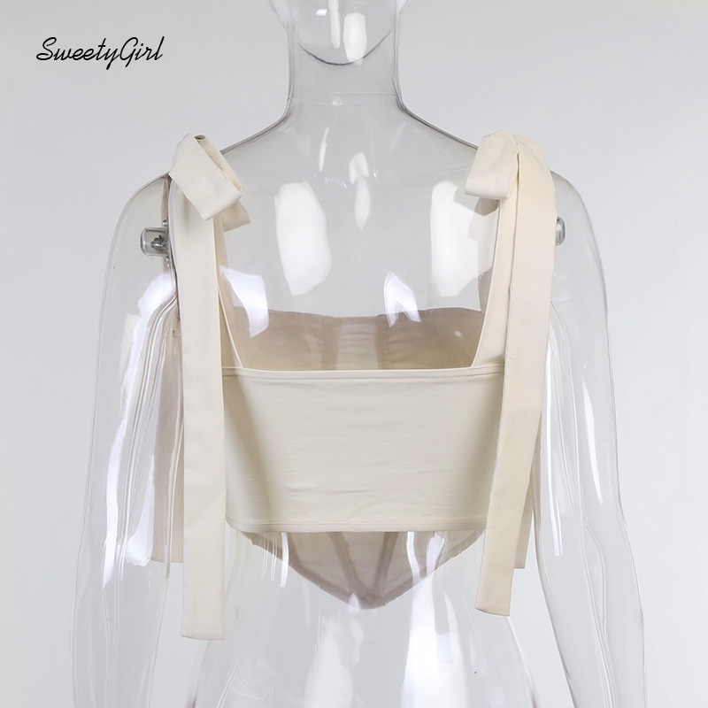 Áo Tank Top Hai Dây Ôm Dáng Màu Trơn Thời Trang Cho Nữ