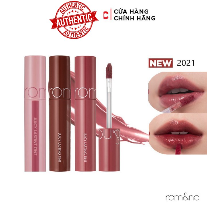 [Mã giảm giá] [Mã 66FMCGSALE hoàn 8% xu đơn 500K] ROMAND – Son kem bóng lâu trôi mềm môi Juicy Lasting Tint