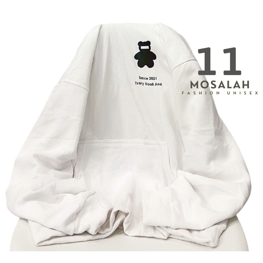 Áo hoodie gấu phản quang nam nữ bông form rộng cao cấp. mo2 | BigBuy360 - bigbuy360.vn