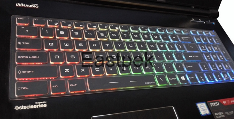 Bàn Phím Tpu Siêu Mỏng Chống Thấm Nước Cho Msi Gl65 Gl63 Gt76 Gs75 Gp73 Gl63 Ge65 Ge73 7rd / Ge73 Raider / Ge73Vr