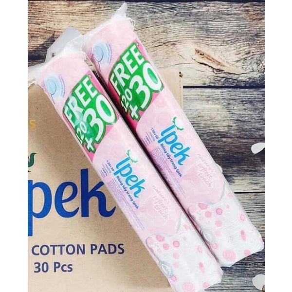 Bông tẩy trang Ipek 150 miếng - Ngọc Diệp cosmetics