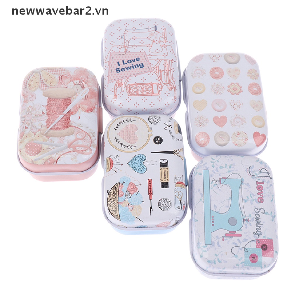 [newwavebar] Hộp Thiếc Mini Đựng Trang Sức / Kẹo / Tiền Xu