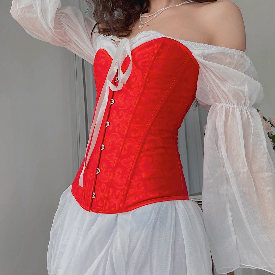 Áo corset định hình dáng nâng ngực thắt eo Lily Corset