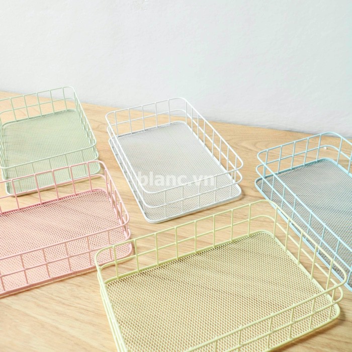 SIZE LỚN 25x17x6 - Khay đựng trang sức / mỹ phẩm bằng kim loại - UniLabel