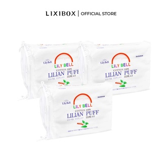 Combo Bông Tẩy Trang 3 Lớp Suzuran Lily Bell Lilian Puff Cotton Pads 222 Miếng