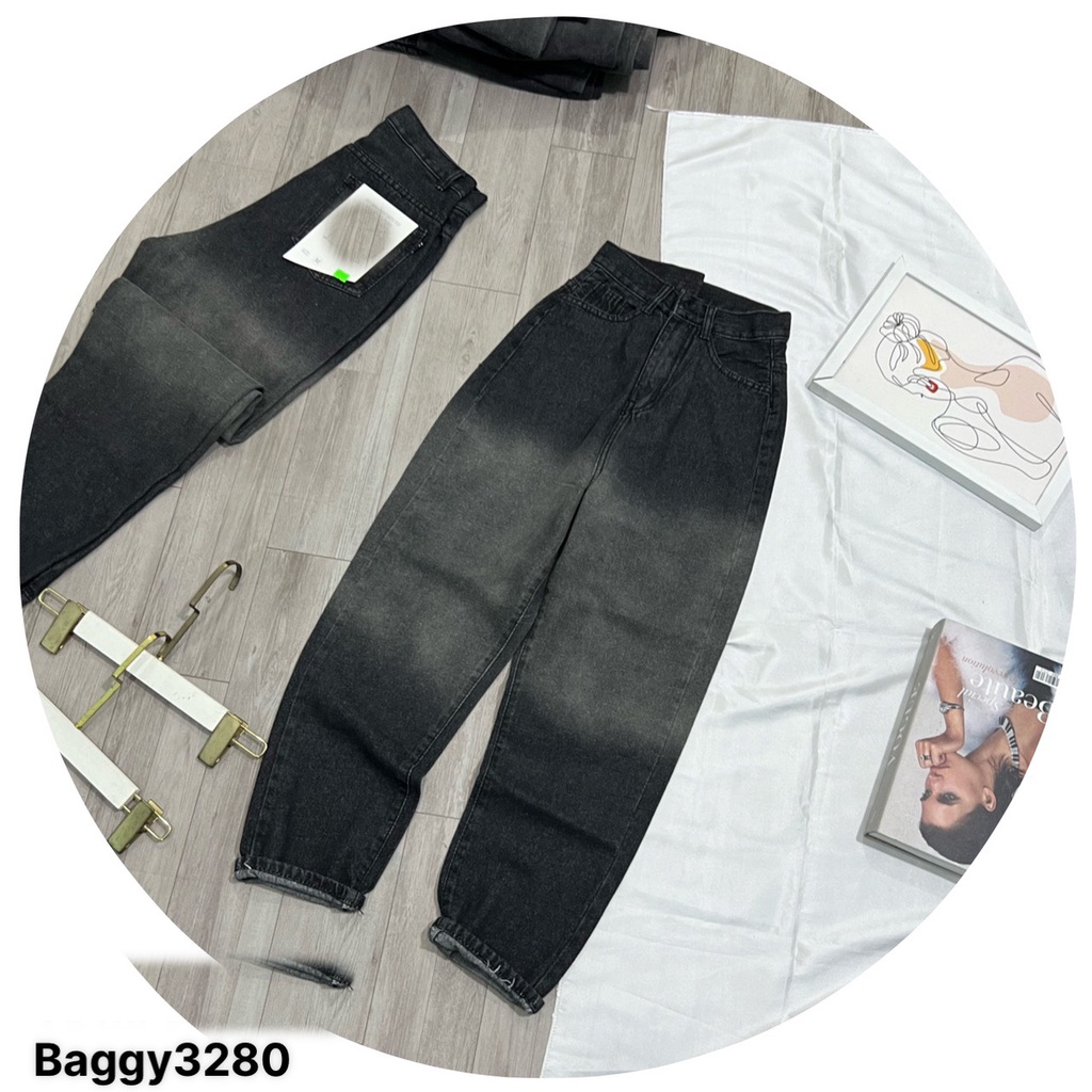 [VIDEO+FREESHIP ] QUẦN BAGGY JEANS NỮ LƯNG CAO LOANG TRẮNG GIỮA MÀU XANH MÀU XÁM CỰC LẠ SIÊU NGẦU CÁ TÍNH NITIQC