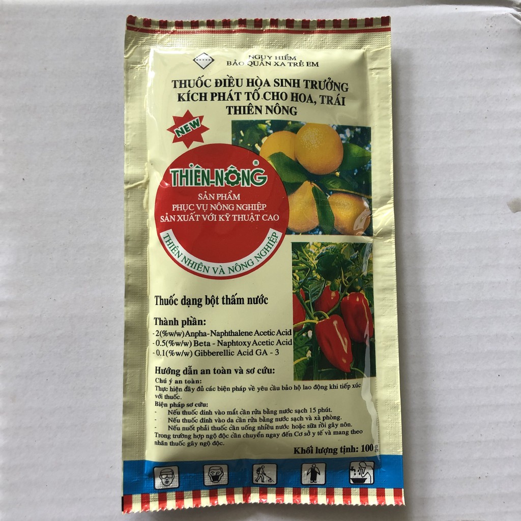 Thuốc điều hòa sinh trưởng Kích phát tố cho hoa, trái Thiên nông, kích hoa nghịch vụ