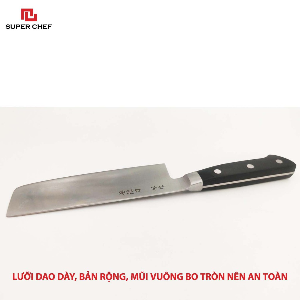 Dao Thái Rau Củ Nakira Nhật Super Chef Siêu Sắc Bén, Bền Bỉ Dao_A