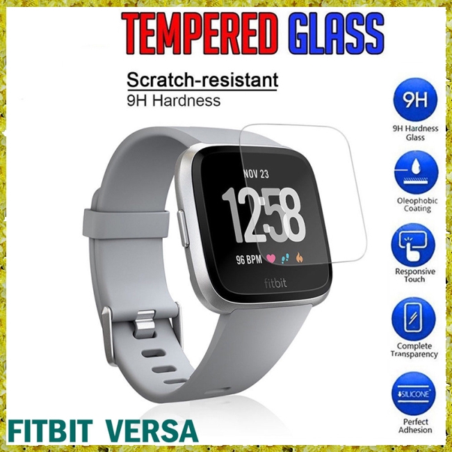 1 hoặc 1 bộ 2 kính cường lực siêu mỏng bảo vệ màn hình đồng hồ thông minh Fitbit Versa